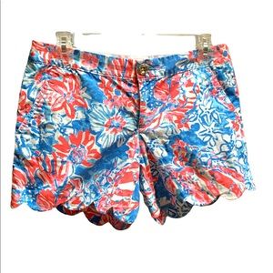 LILLY Pulitzer The Buttercup Shorts Size 4 EUC